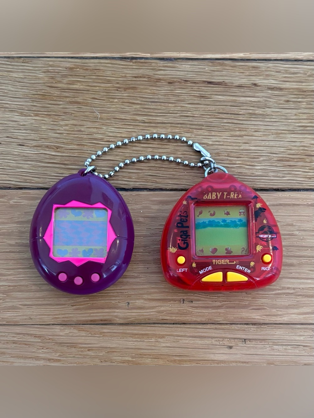 Vintage 1997 Giga Pet/Tomagotchi P1/P2 Bandai Bundle Untested Jurassic Park